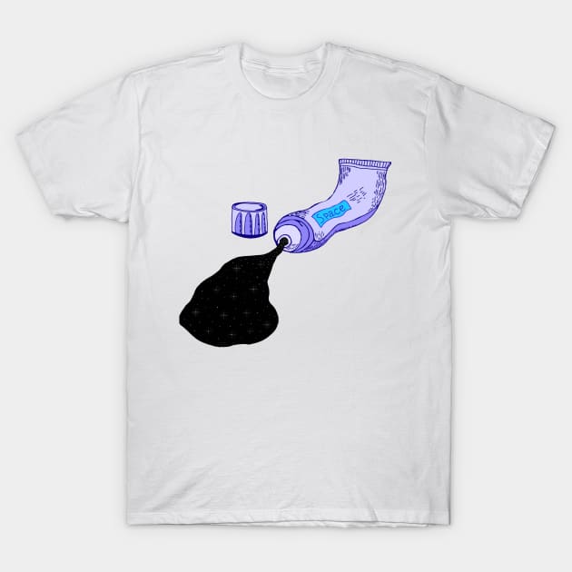 Space-flavored toothpaste T-Shirt by ayrin